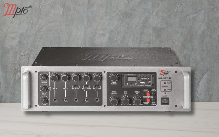 Twinzone Mixer Amplifier With ECHO